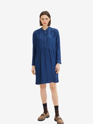 Robe-chemise TOM TAILOR en bleu