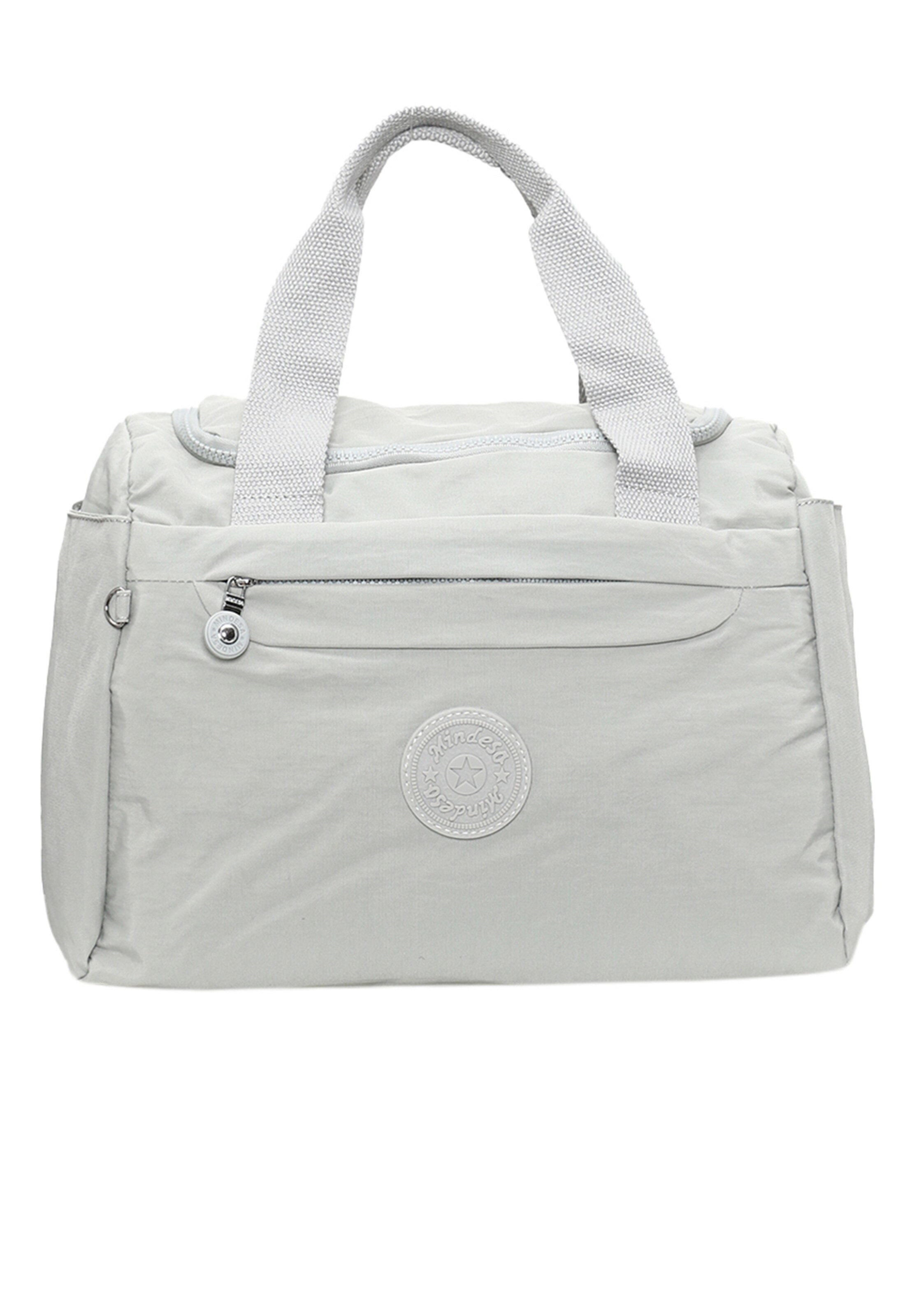Borsa a mano di Mindesa in grigio: frontale