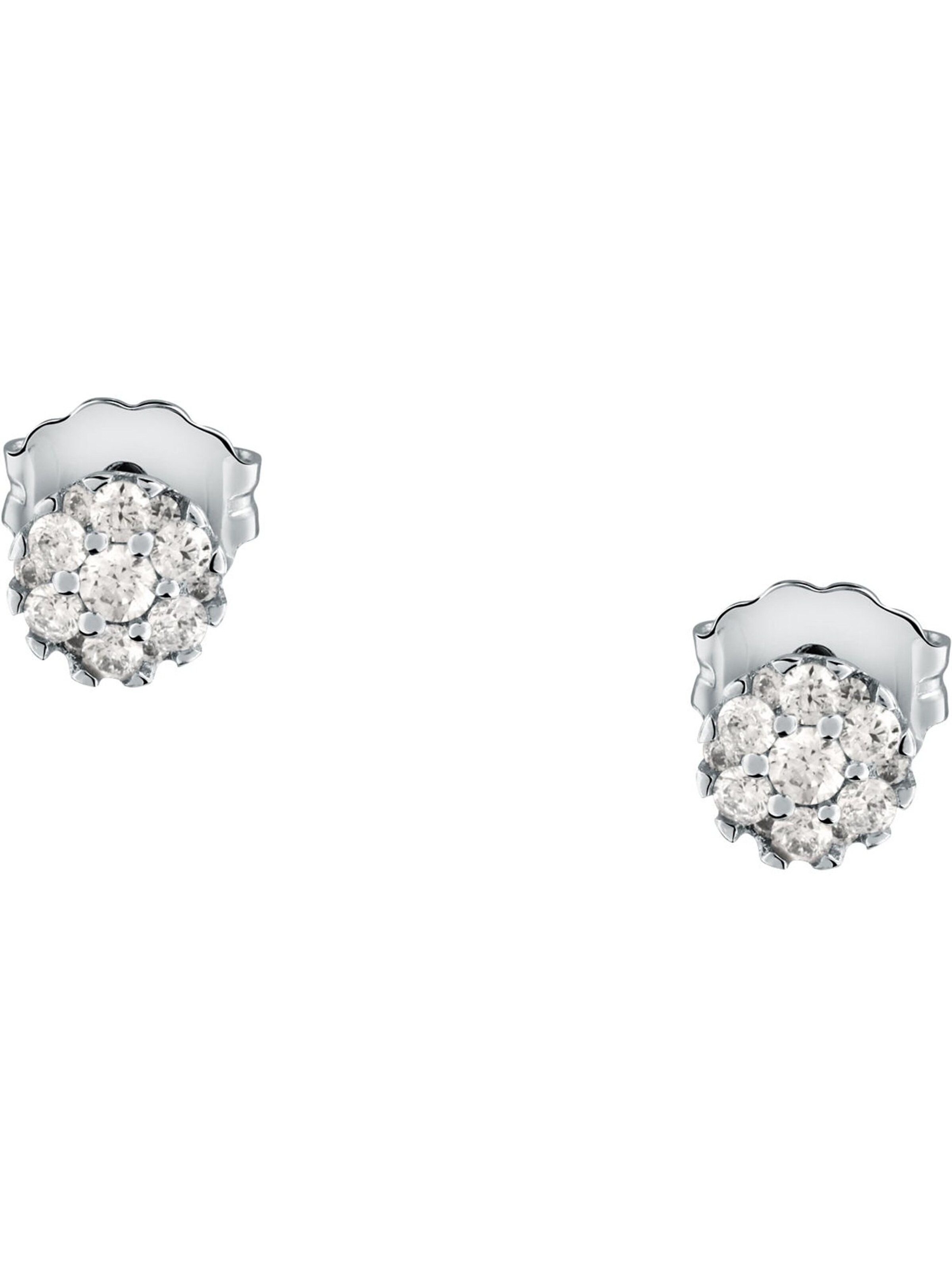 CHRIST Ohrstecker in Weiß