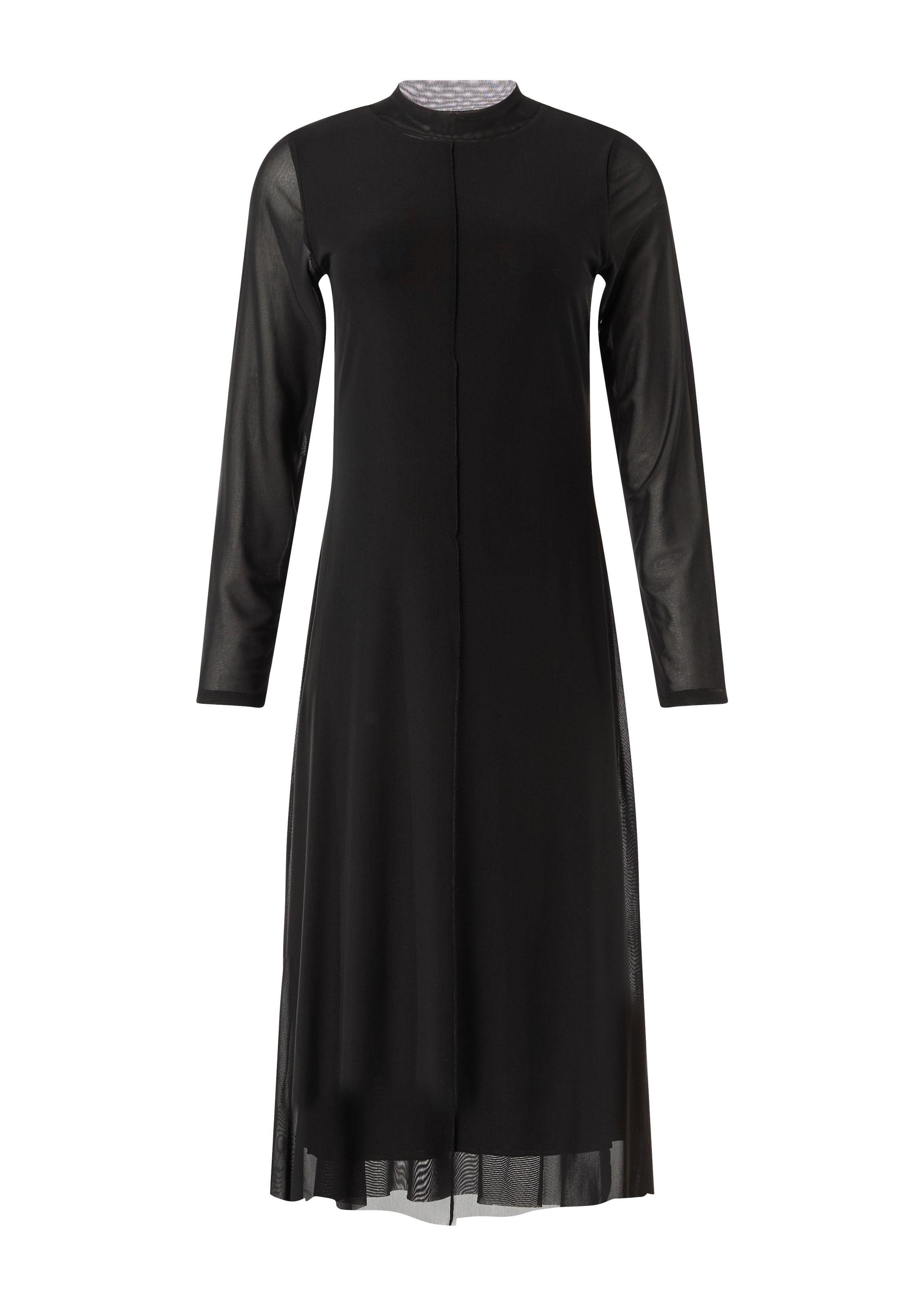 comma casual identity Kleid in Schwarz: Vorderseite