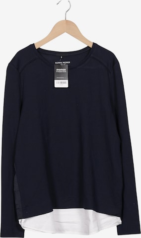 GERRY WEBER Langarmshirt L in Blau: Vorderseite
