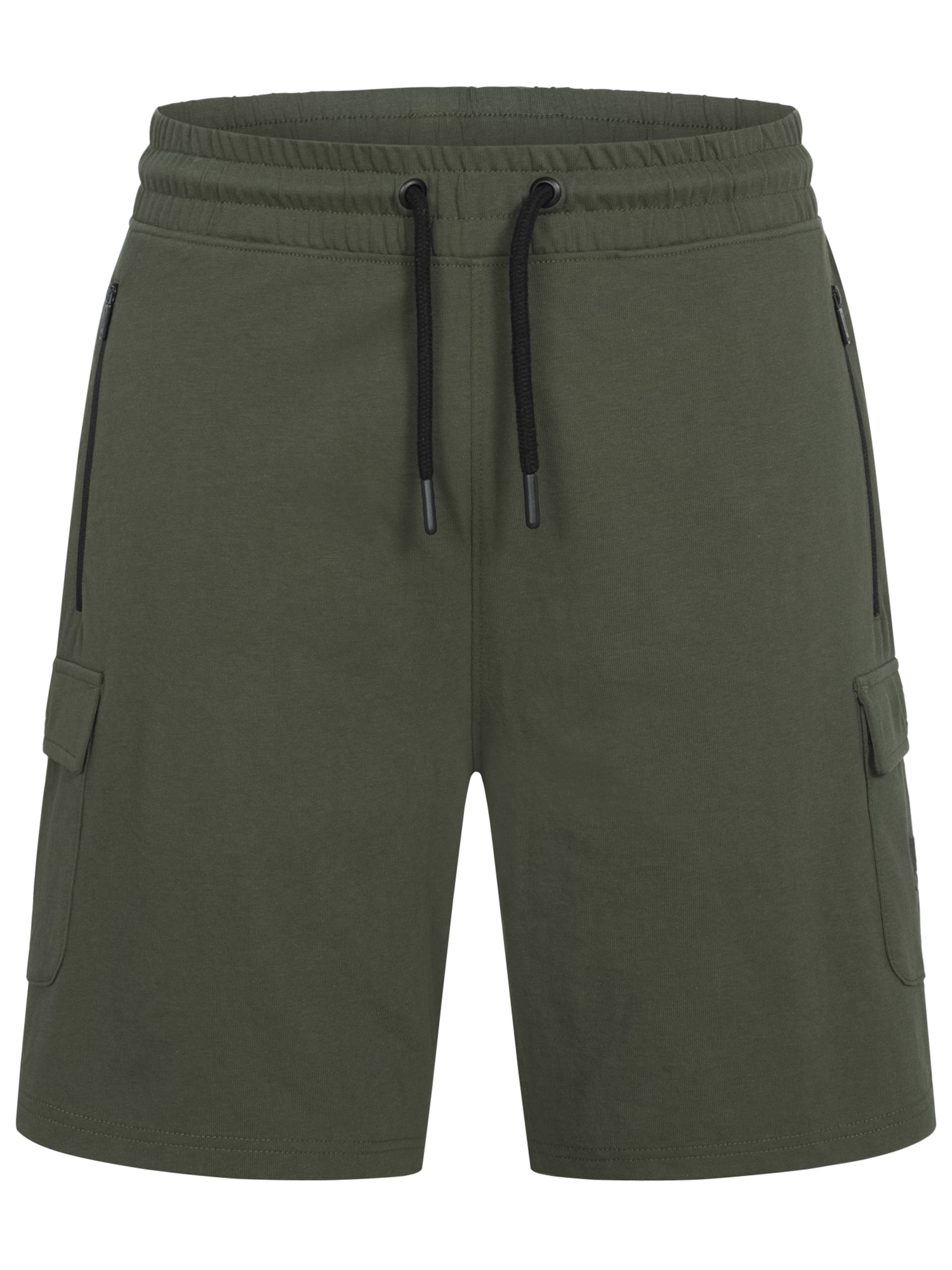 LONSDALE Normální Sportovní kalhoty 'Totton' – zelená: přední strana