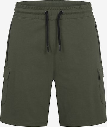 LONSDALE Regular Urheiluhousut 'Totton' värissä vihreä: etupuoli