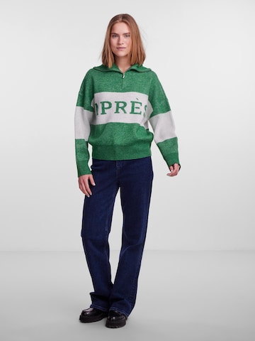 PIECES Sweater 'Jordan' in Green