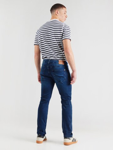 Pepe Jeans Slimfit Jeans in Blau: Rückseite