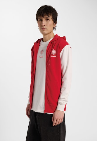 Hummel Sweatjacke in Rot: Vorderseite