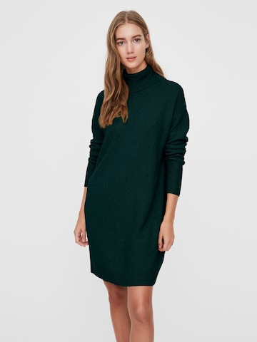 VERO MODA Gebreide jurk 'Brilliant' in Groen: voorkant