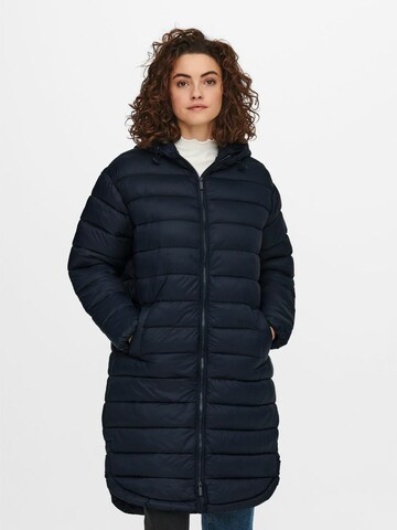 ONLY Winter Coat 'Melody' in Blue: front