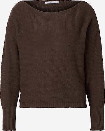 ABOUT YOU Sweater 'Amanda' in Brown: front