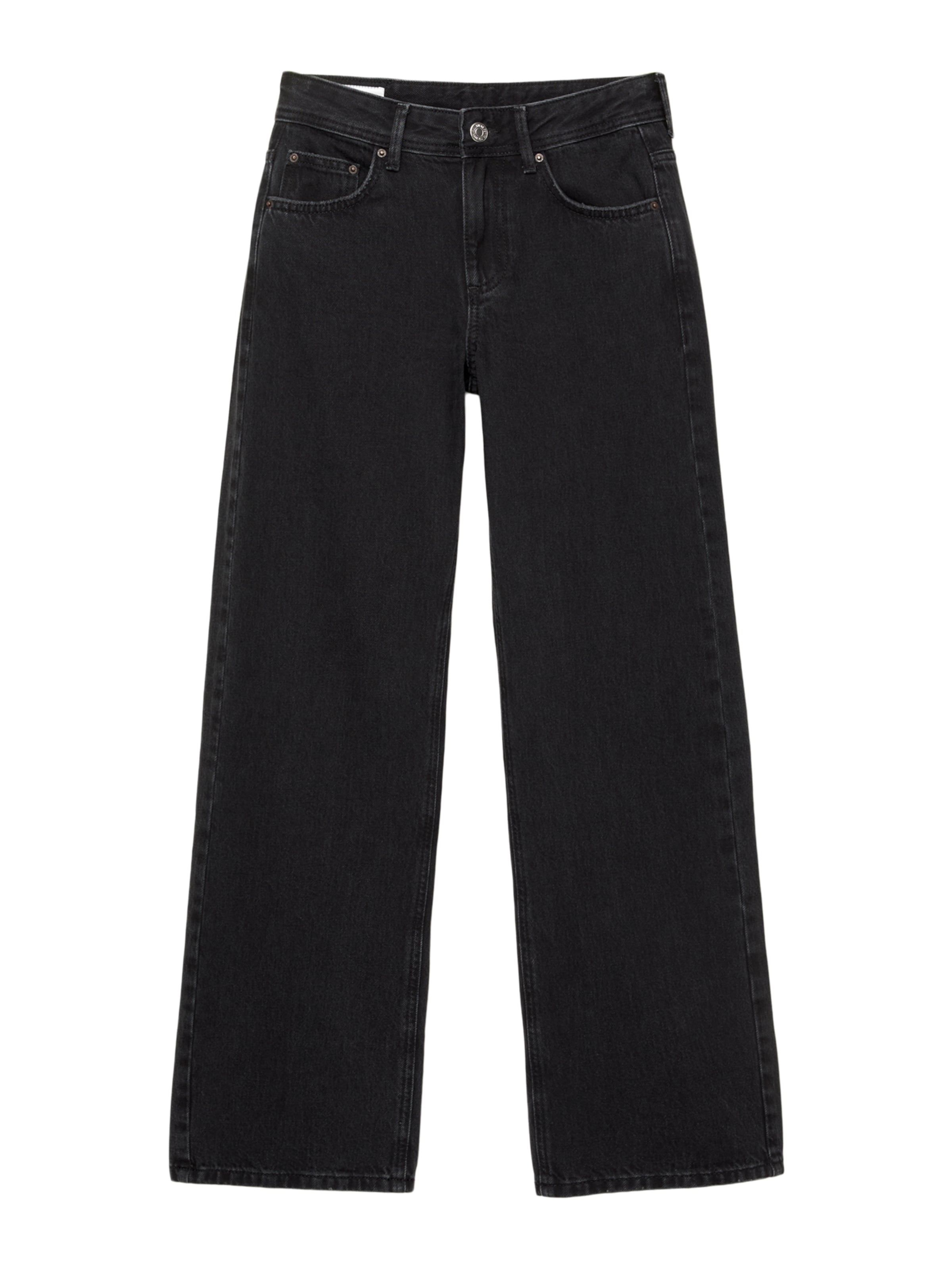 Pull&Bear Wide Leg Jeans i sort: forside