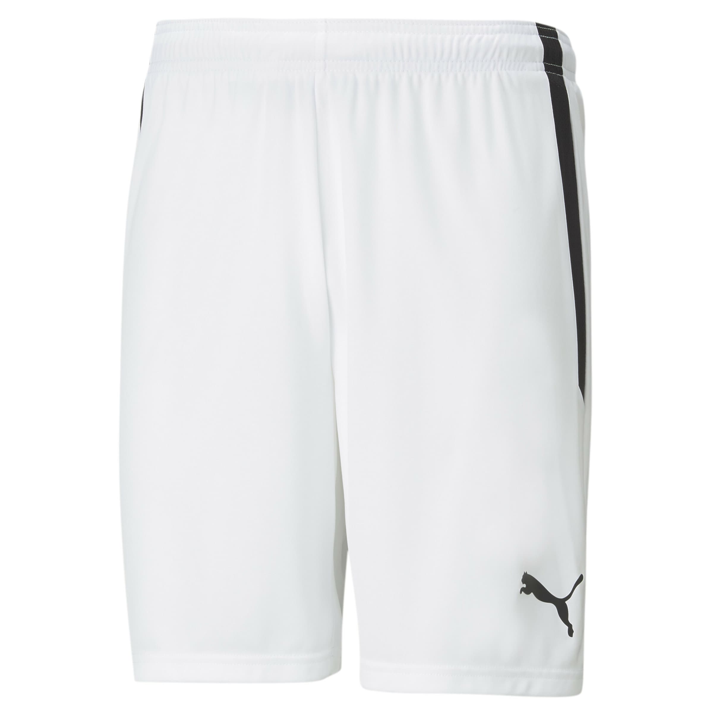 PUMA Regular Sports trousers 'TeamLiga' in White: front