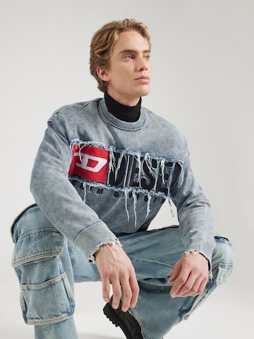 DIESEL Свитер 'K-FRONZI' в Синий: спереди