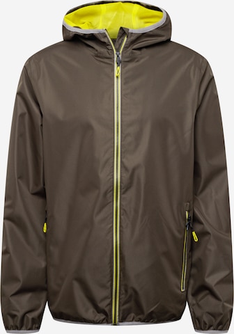KILLTEC Outdoor jacket 'Trin' in Green: front
