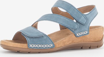 GABOR Sandals in Blue: front