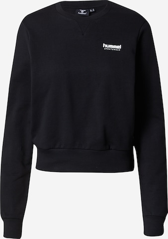 Hummel Sportief sweatshirt 'Shai' in Zwart: voorkant