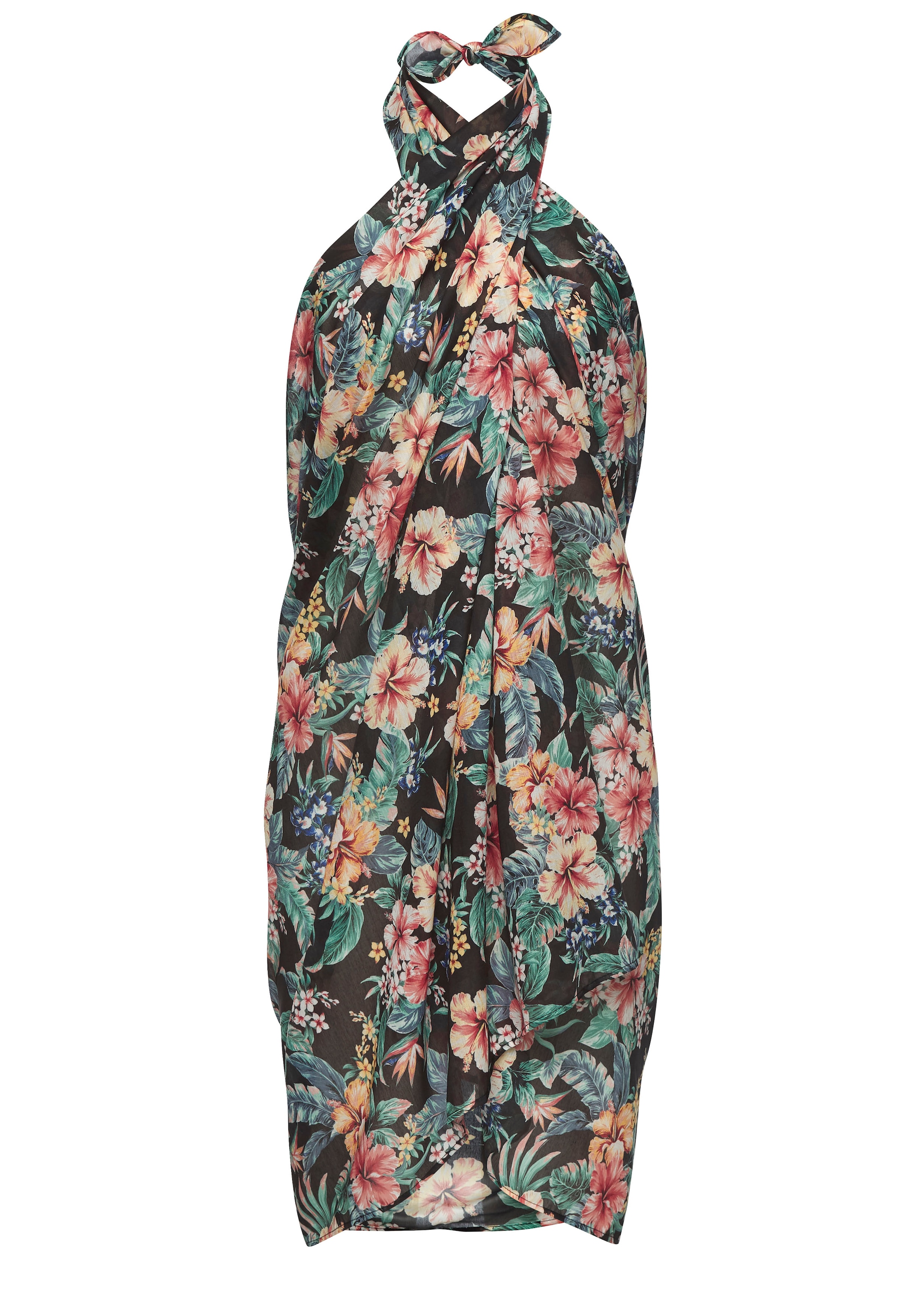 LASCANA Rannarätik, värv must: eest vaates