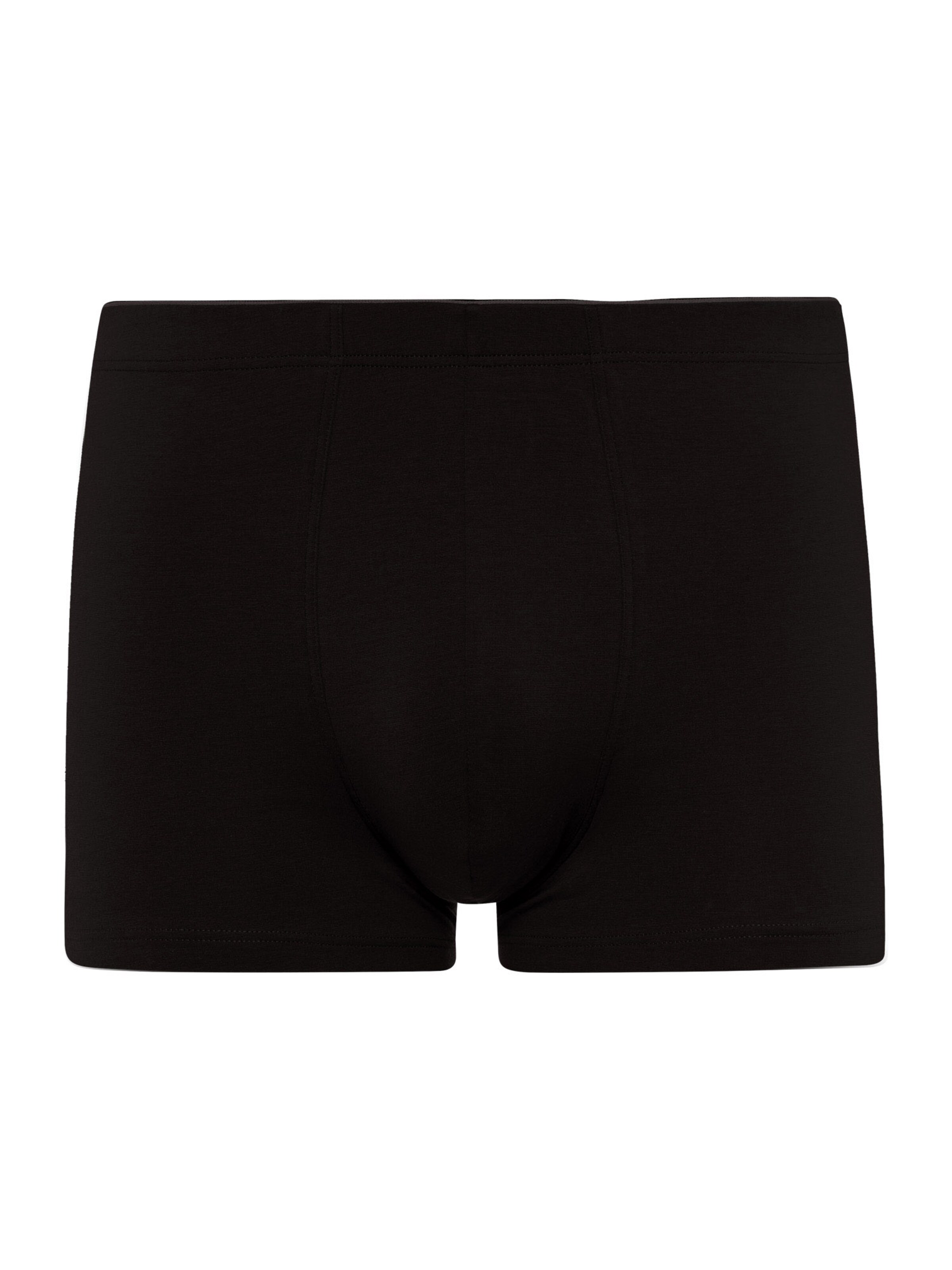 Hanro Boxer shorts 'Cotton Superior' in Black: front