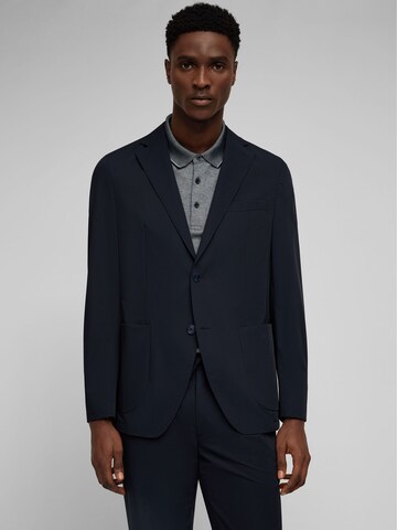 Coupe regular Veste de costume HECHTER PARIS en bleu : devant