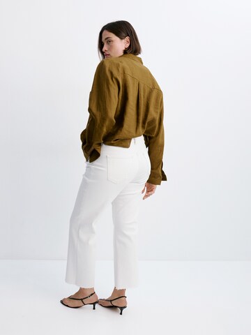 MANGO Regular Jeans 'SIENNA' in Wit