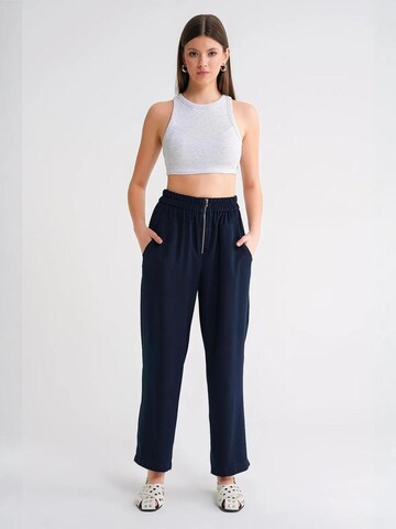 Wide leg Pantaloni di MixRay in blu
