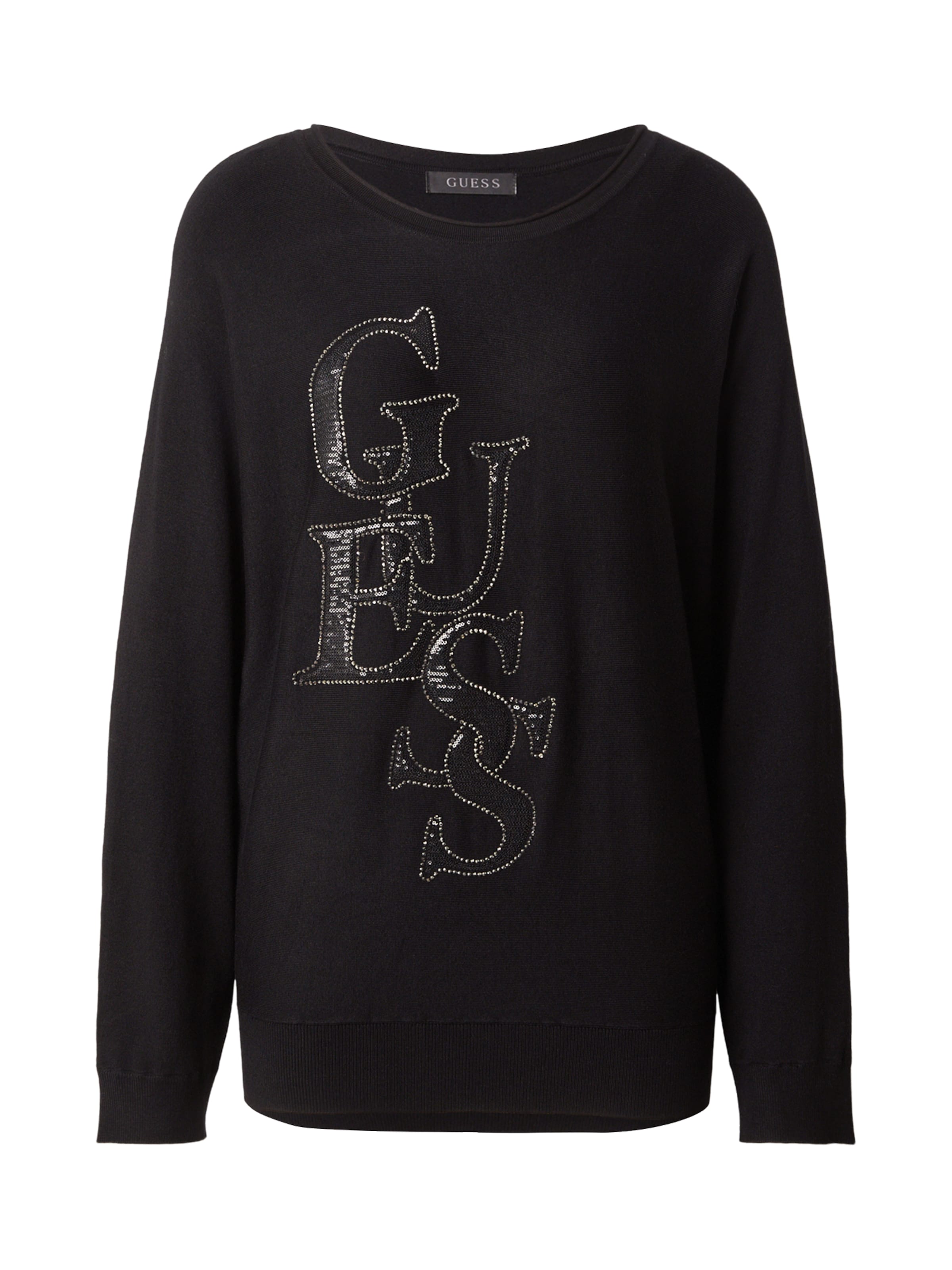 Pull-over 'ESMERALDA' GUESS en noir : devant