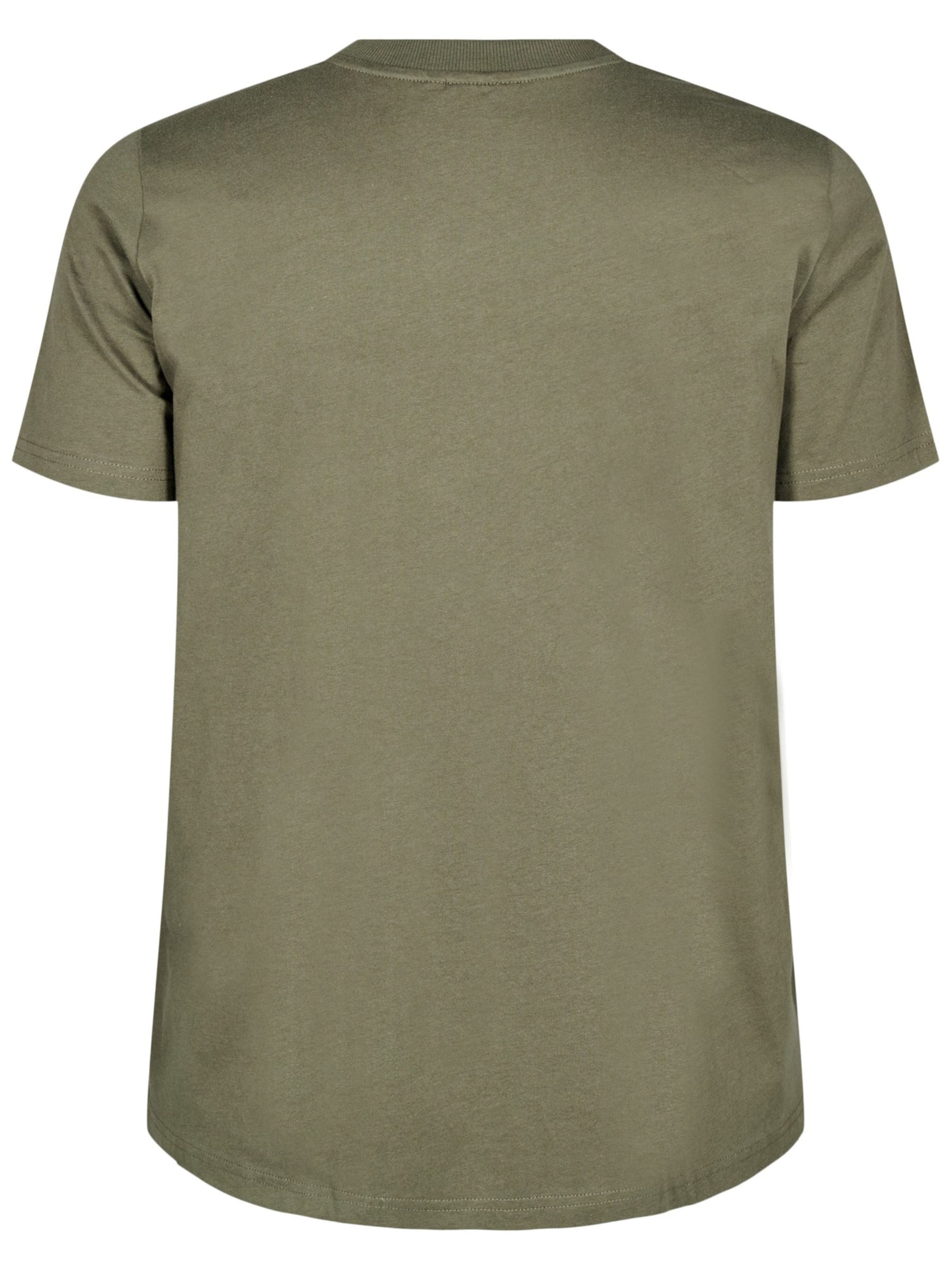 Zizzi Tričko 'VCHARLIN' - Zelená