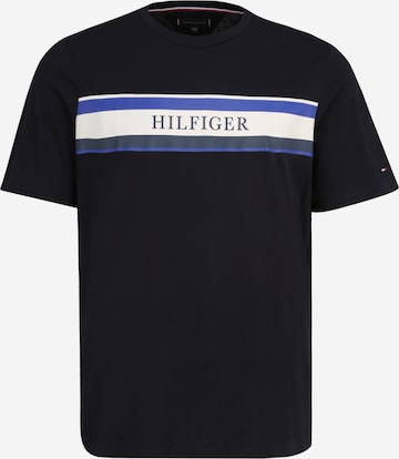 Tommy Hilfiger Big & Tall - Camisa em azul: frente