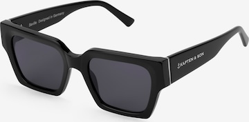 Kapten & Son Солнцезащитные очки 'Seville All Black' в Черный: спереди