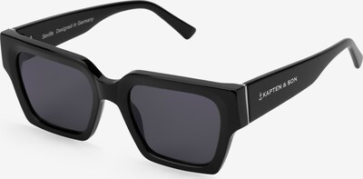 Kapten & Son Sonnenbrille in schwarz / silber, Produktansicht