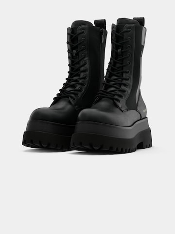 REPLAY Lace-Up Ankle Boots in Black