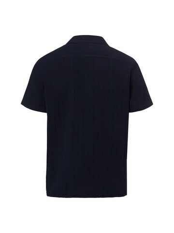 Nils Sundström Comfort fit Overhemd in Blauw