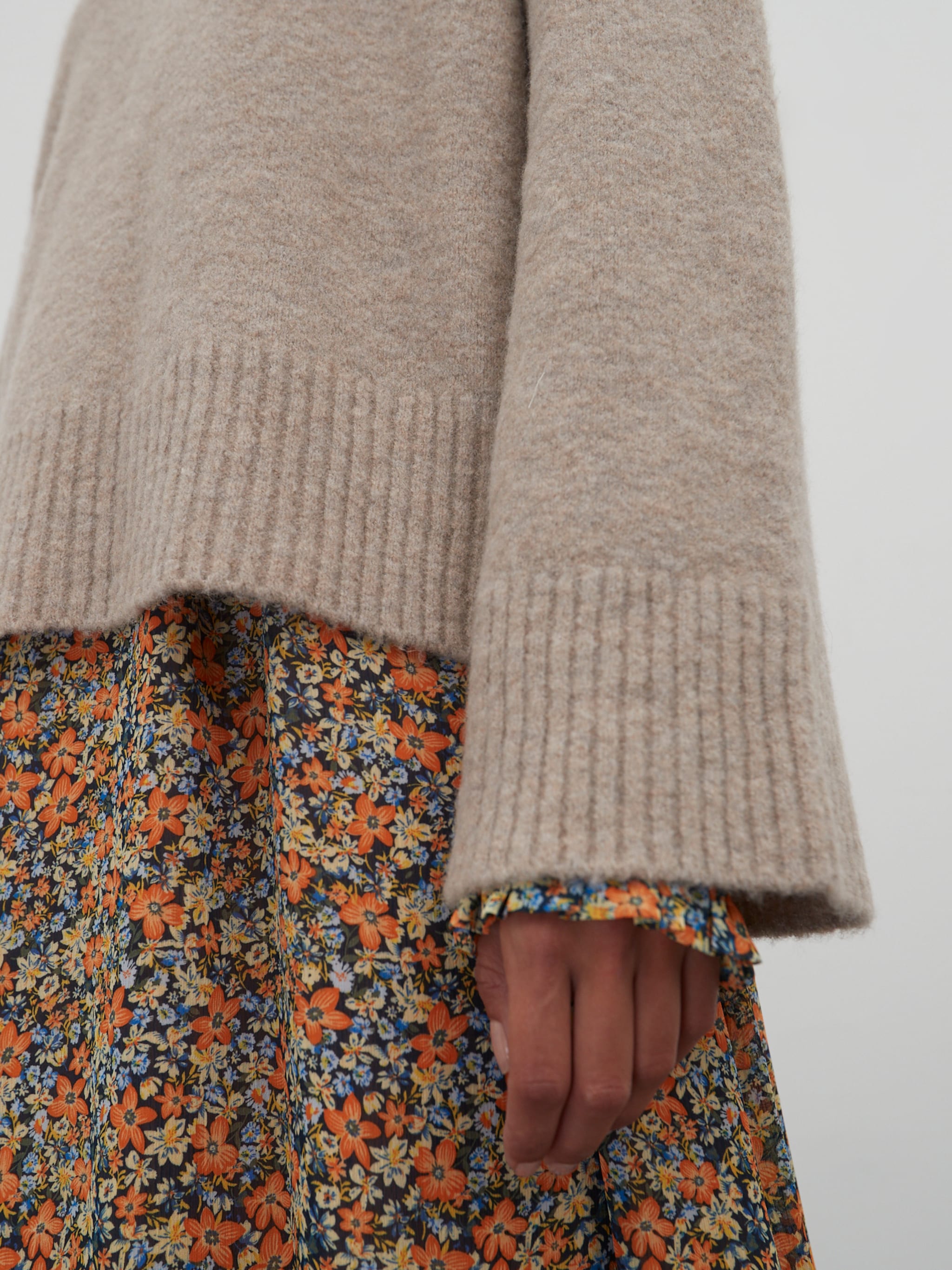 EDITED Produkte Pullover 'Winnie' braunmeliert