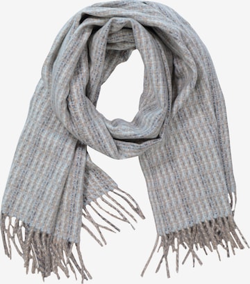 Gina Laura Scarf in Grey: front