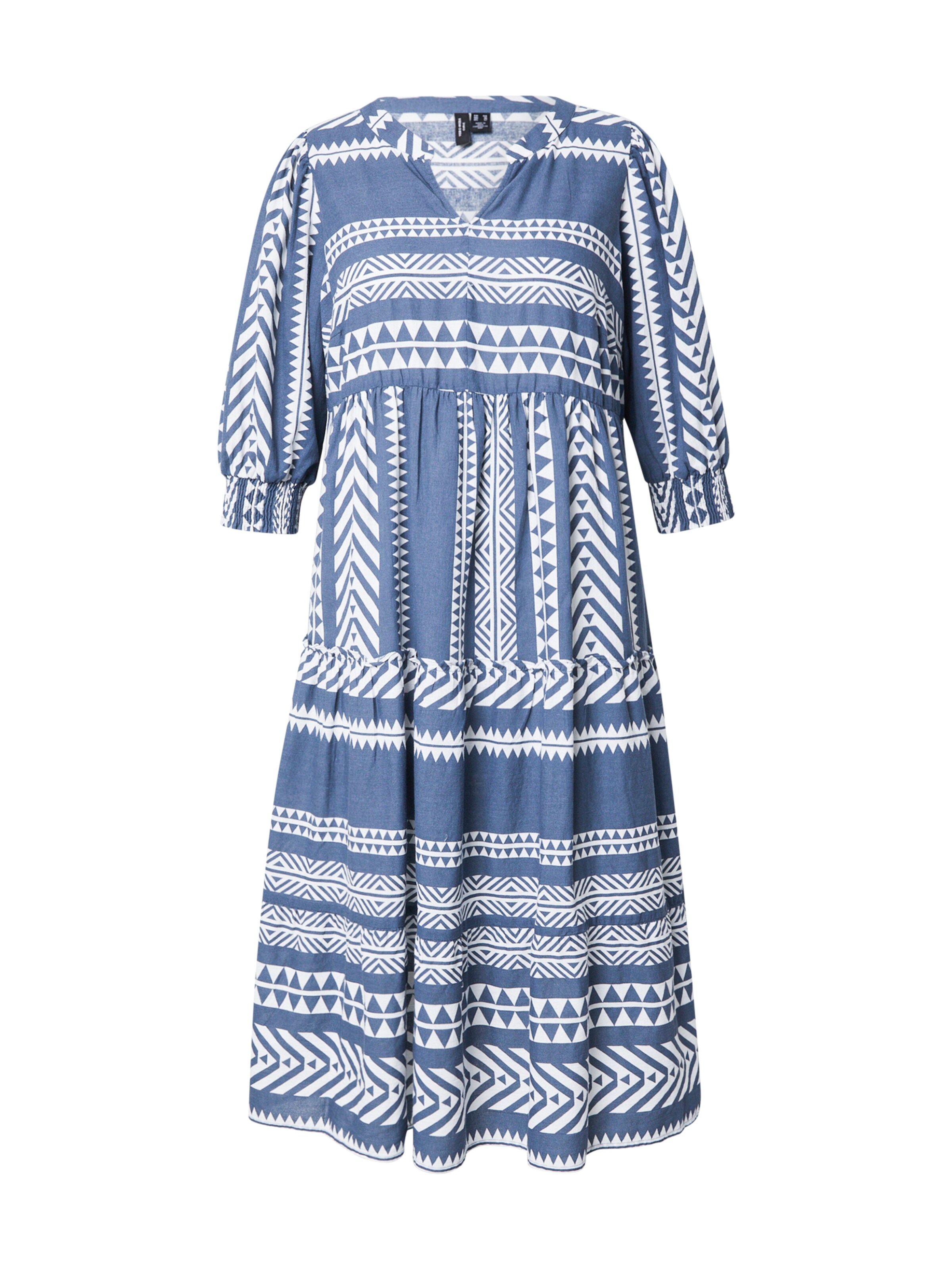 Vero Moda Curve Kleid 'VMCDicthe' in Blau: Vorderseite