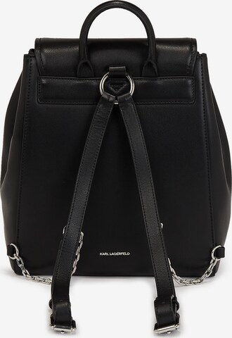 Karl Lagerfeld Backpack 'Ikonik Flap' in Black