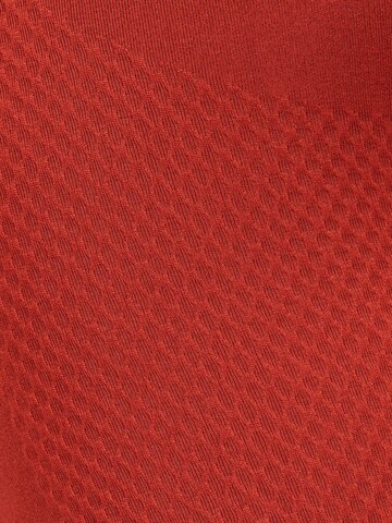 Smilodox Skinny Sporthose 'Amaze Scrunch' in Rot
