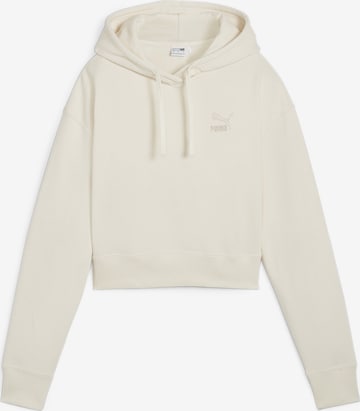 PUMA Athletic Sweatshirt in White: front