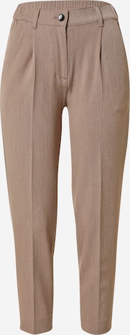 Pantaloni con piega frontale di Sisley in beige: frontale