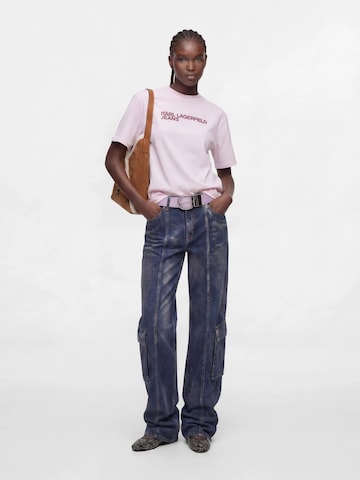 KARL LAGERFELD JEANS Тениска в лилав