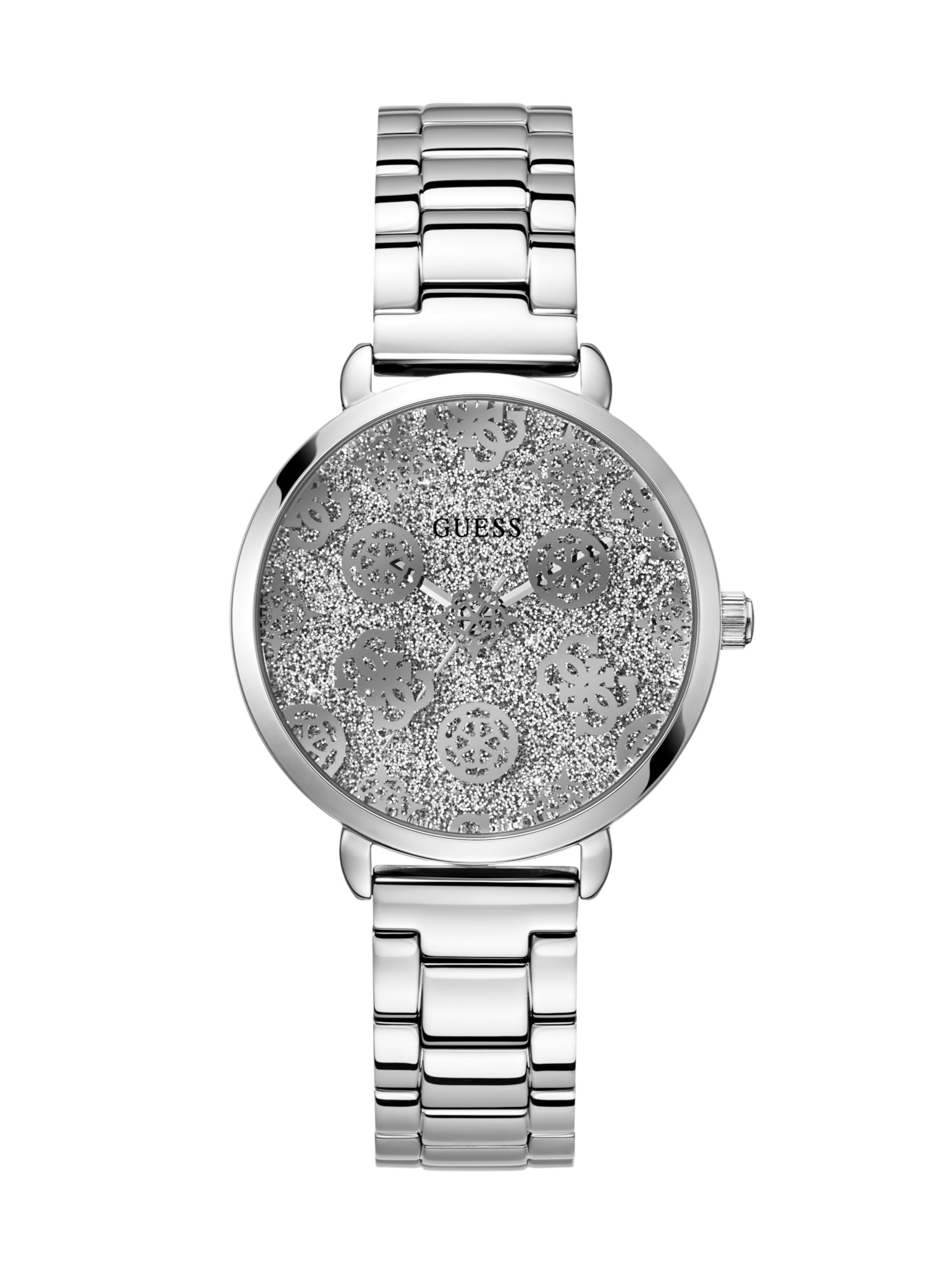 Orologio analogico 'GT Sugarplum' di GUESS in argento: frontale