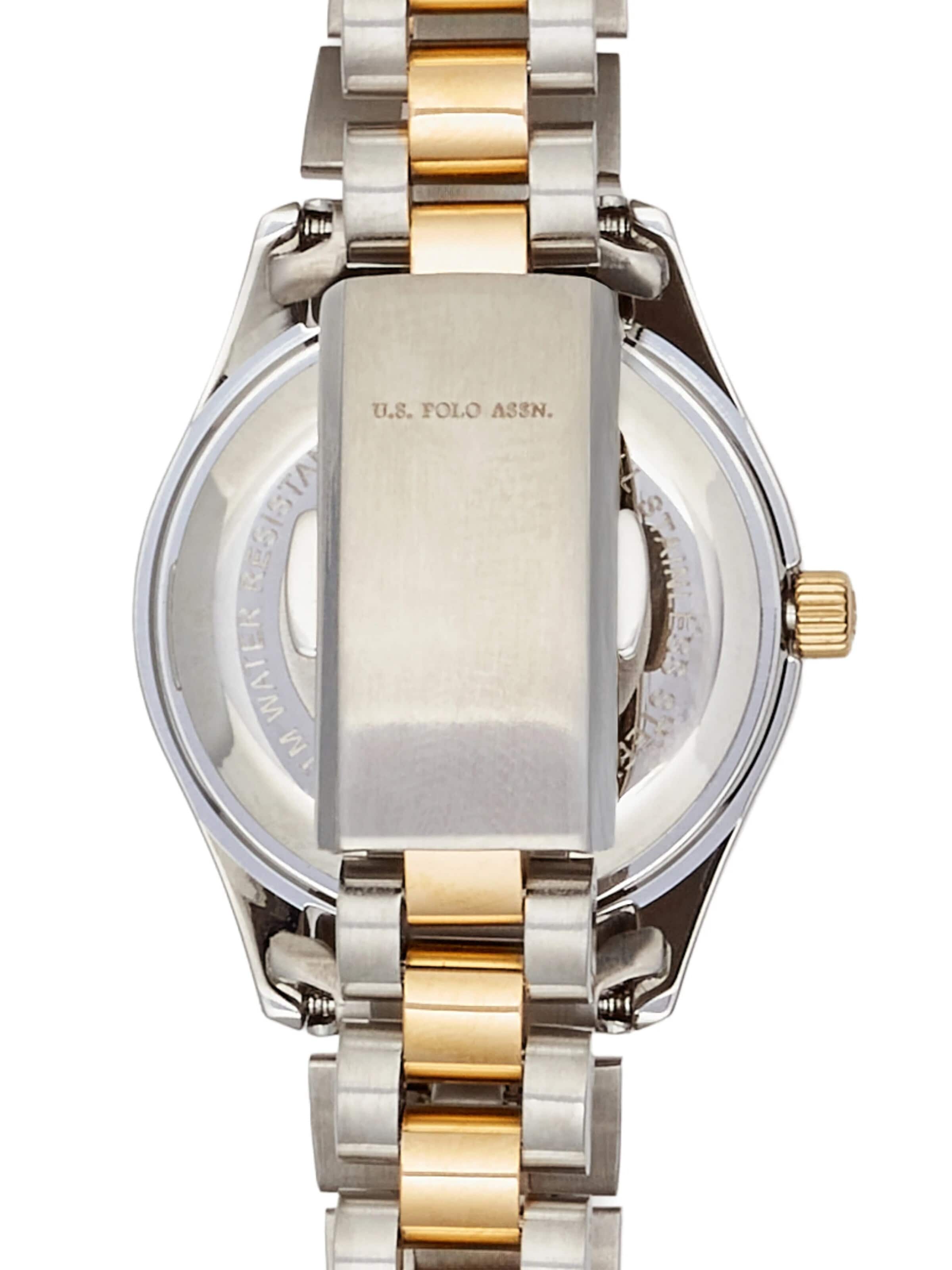 U.S. POLO ASSN. - Reloj analógico 'Charlotte' en blanco