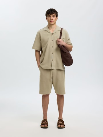 SELECTED Loosefit Bukser i grøn