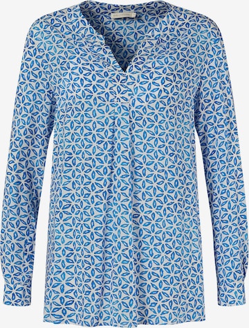 eve in paradise Blouse 'Jeanette' in Blauw: voorkant