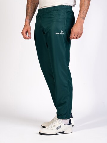 Sergio Tacchini Tapered Sporthose 'Carson 021' in Grün