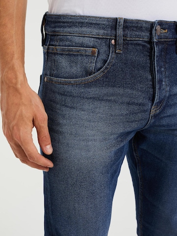 WE Fashion Slimfit Jeans in Blau