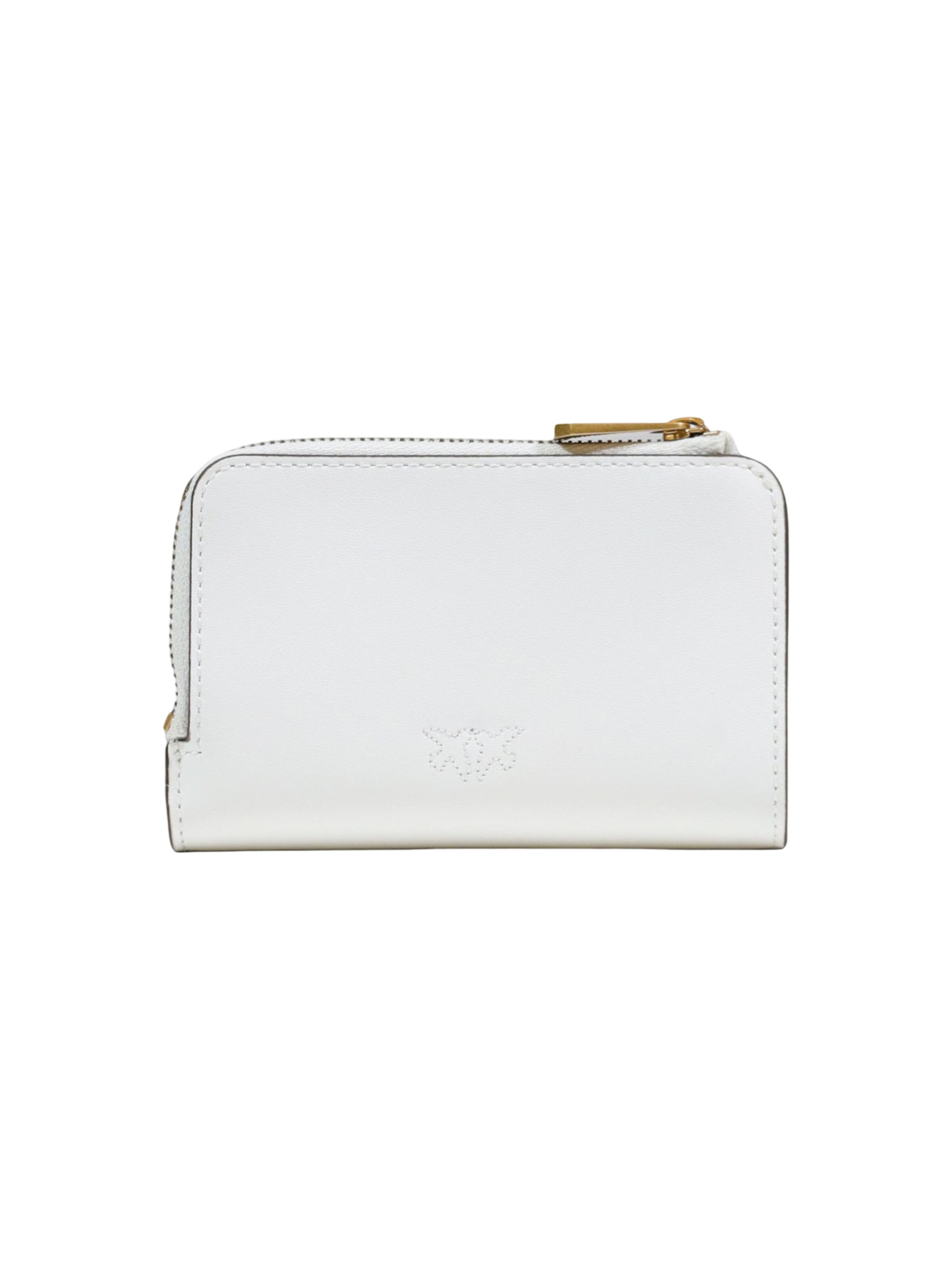 PINKO - Cartera 'MINI WALLET VITELLO SETA 106206 A0F1' en blanco