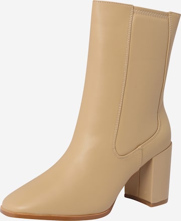 Warehouse Ankle Boots in Beige: predná strana