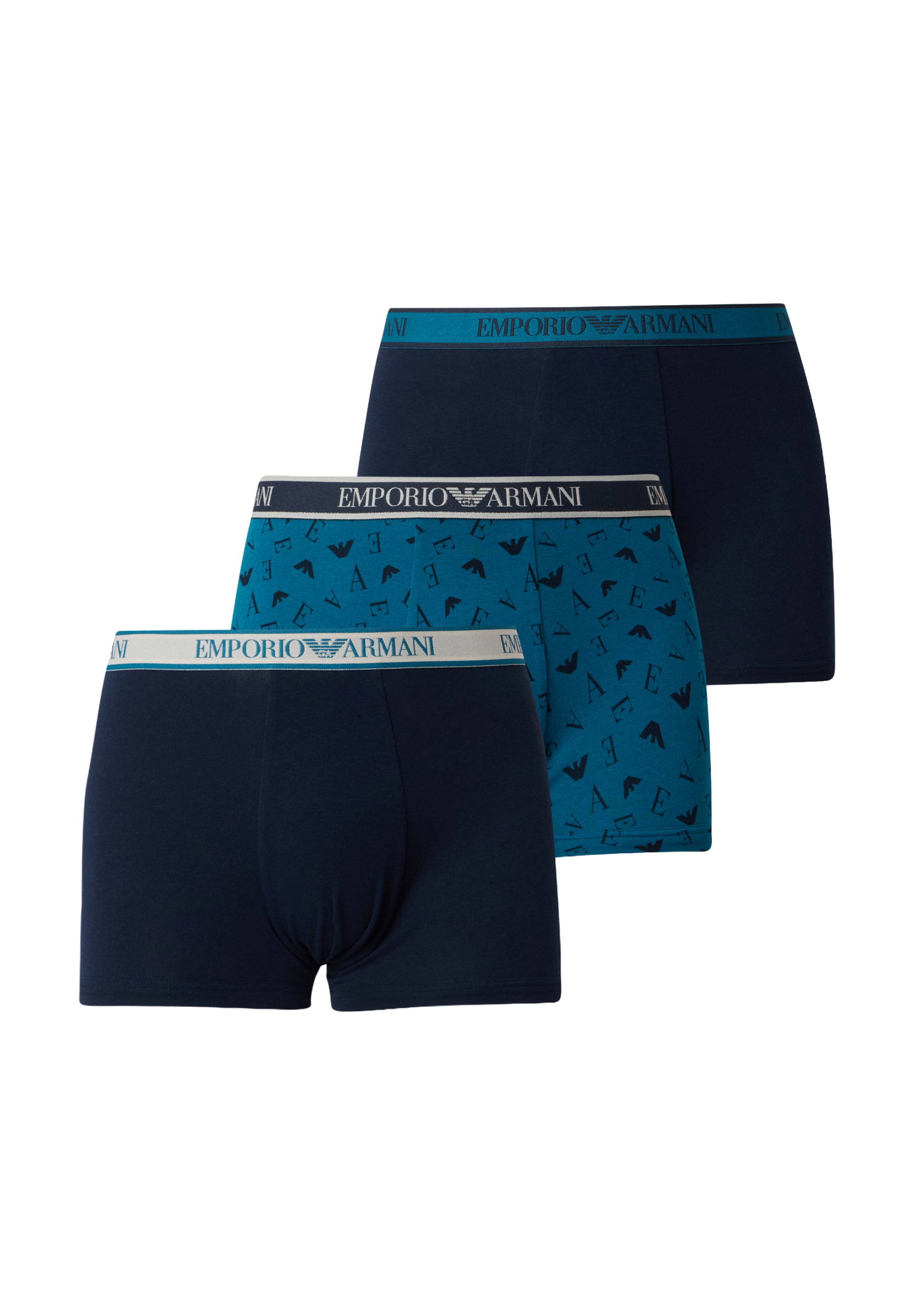 Emporio Armani Boxershorts i blå: framsida