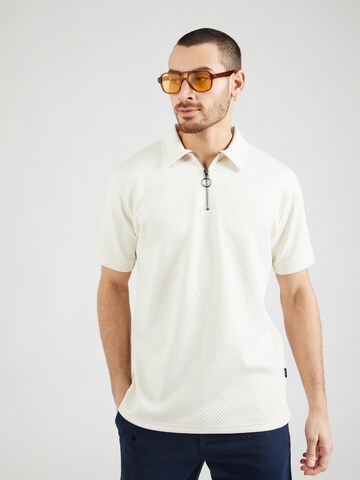 INDICODE JEANS - Camisa 'Collo' em bege: frente