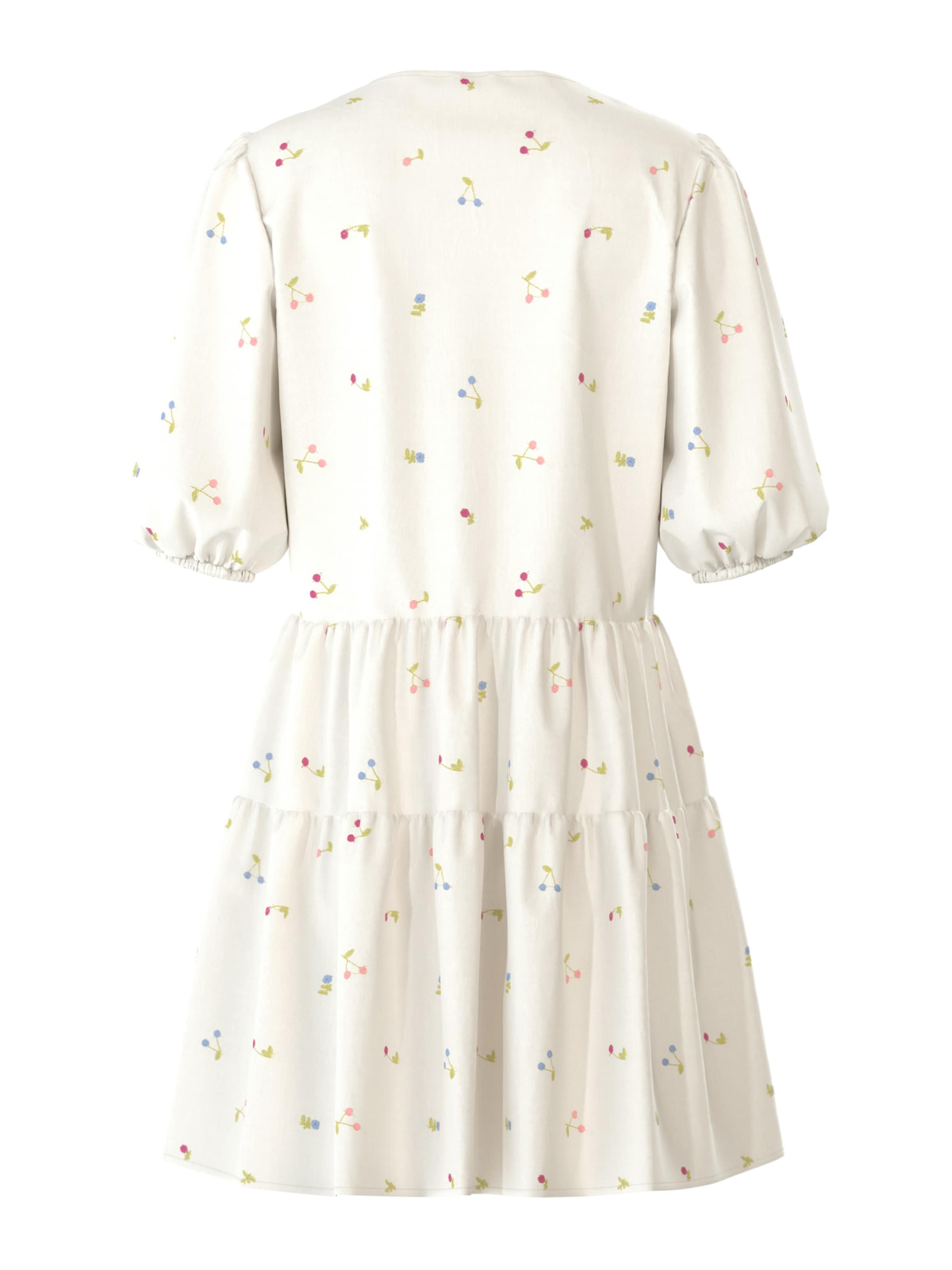 OBJECT Sukienka 'OBJFlowie' w kolorze biały